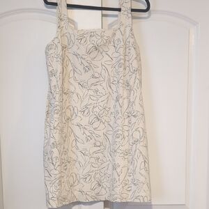 A New Day Cream Floral Mini Dress
